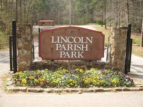 Lincoln parish park - Lincoln Parish Park . Details - Map - Reviews - Nearest - Legend. Campground Address: 211 Lincoln Parish Park Road, Ruston LA 71270. Campground Directions: From I-20 (exit 86) & Hwy 33, go 3.25 mi N on Hwy 33. Campground Details: